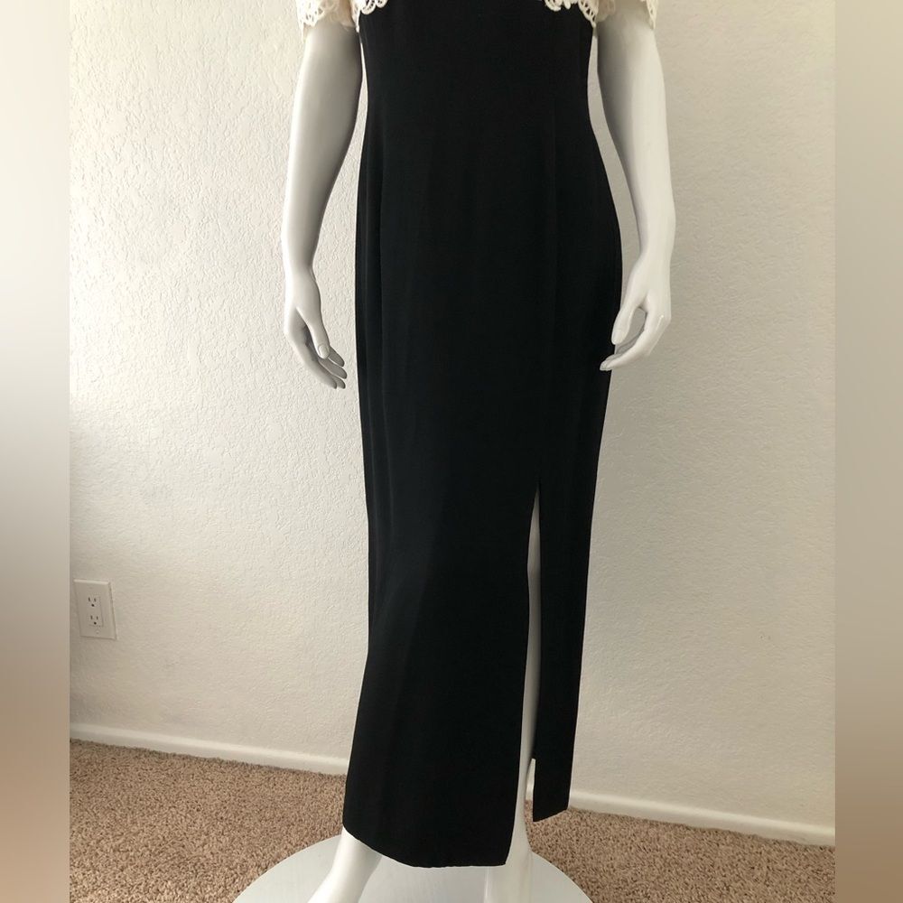 Jessica McClintock Dress Vintage 80s Gunne Sax Prom Wedding Graduation Size 14 - Picture 7 of 9